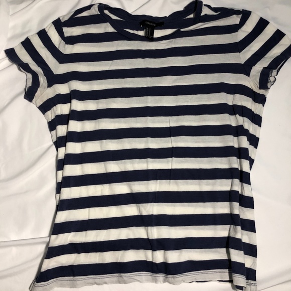 2/$20!! F21 Striped Tee - Picture 2 of 4